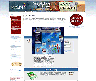 wcny pbs tv and radio station in CNY, Syracuse, New York